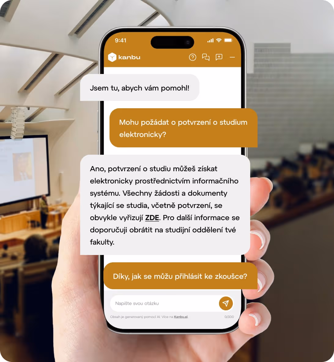 phone display with green bg
